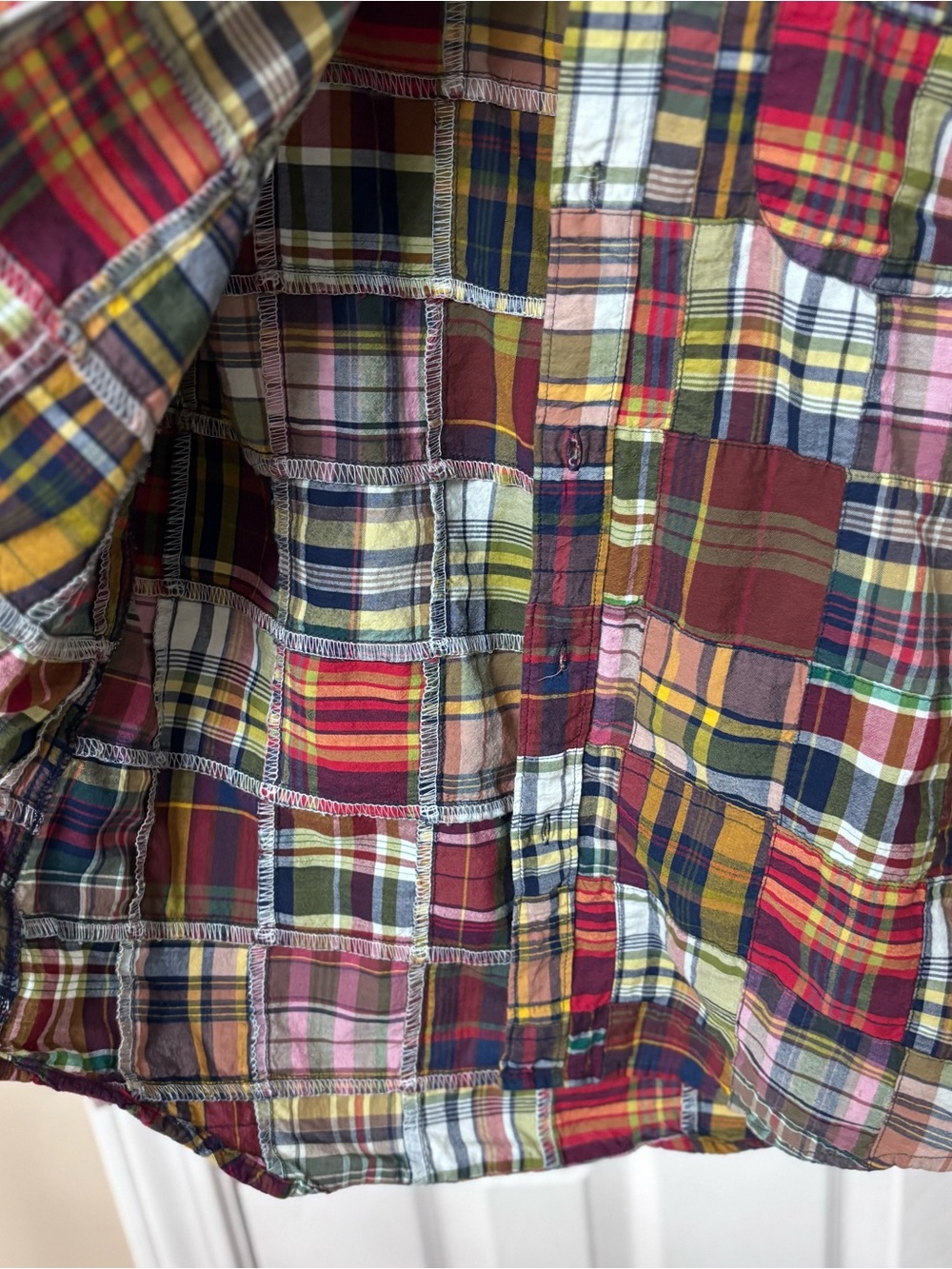 J. Crew Indian Madras shirt in plaid - #BH689 - Picture 5 of 5